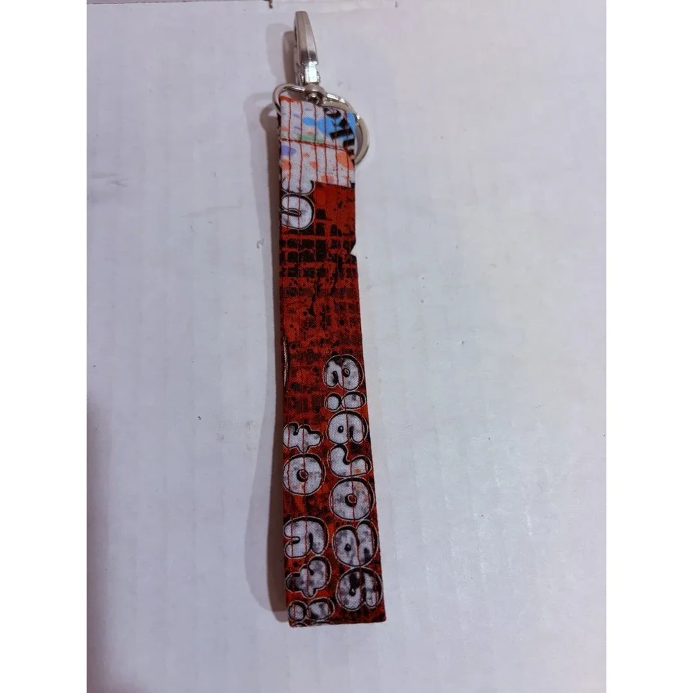 Georgia Bulldogs Handcrafted Fabric Wristlet Keychain